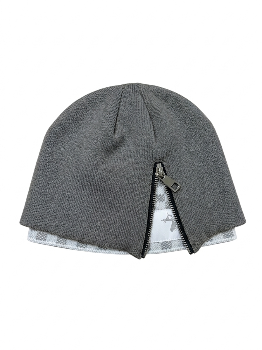 MUSUBI DOUBLE BEANIE - Grey